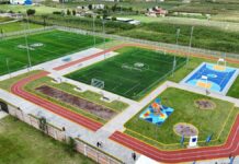 Mundo Tlatehui inaugura Deportivo de San Antonio Cacalotepec