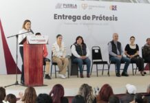 Entrega Gaby Bonilla 66 prótesis a favor de personas con discapacidad