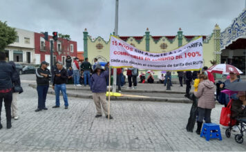 Exigen aumentar tarifa del transporte público en Puebla