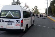 Conductores de la ruta 61A inician paro de labores