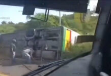 Choque en Chila de las Flores deja un muerto y 20 heridos