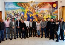 Autoridades y empresarios abordan seguridad de Texmelucan