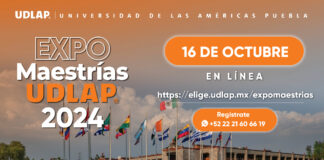 Realizarán Expo Maestrías UDLAP 2024 el 16 y 17 de octubre