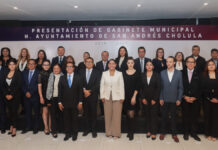 Guadalupe Cuautle presenta a su gabinete municipal