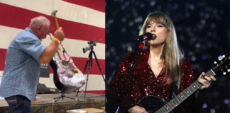 Hombre compra y destruye guitarra autografiada por Taylor Swift