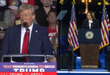 Trump adelanta con 105 electores por 38 de Harris