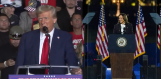 Trump adelanta con 105 electores por 38 de Harris