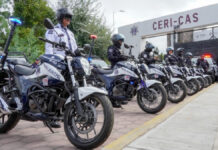 Norma Layón deja 7 motos y 10 patrullas nuevas para seguridad pública