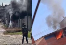 Ocurren dos incendios en el sur de Puebla capital