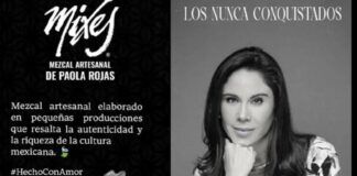 Acusan a Paola Rojas de apropiación cultural por su mezcal “Mixes”