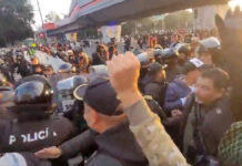 Trabajadores del Poder Judicial protestan previo a toma de protesta de Sheinbaum