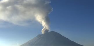 Descartan suspender clases en Puebla por actividad del Popocatépetl