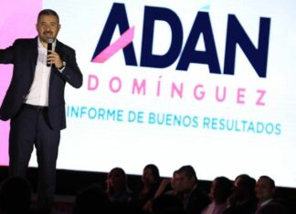 Adán Domínguez rinde Informe de Buenos Resultados