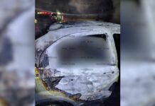 Hallan tres cuerpos dentro de auto calcinado en Huejotzingo