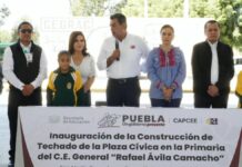 Sergio Salomón y Norma Layón inauguran obras clave para Texmelucan