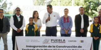 Sergio Salomón y Norma Layón inauguran obras clave para Texmelucan