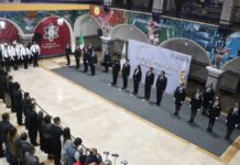 Ariadna Ayala encabeza ceremonia de traslación del mando de Seguridad Pública