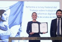 Sheinbaum impulsa IMSS para trabajadores de plataformas digitales
