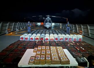 Marina asegura más de 8 mil kilos de cocaína en el Pacífico mexicano