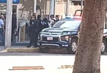 Ladrones roban bóveda de banco en Puebla