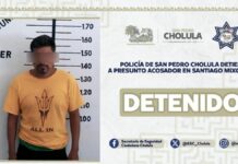 SSC Cholula detiene a presunto acosador en Santiago Mixquitla