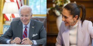 Sheinbaum conversa por primera vez con Biden como presidenta