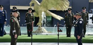 Hernán Cortés Hernández toma protesta como Comandante Interino de la GN