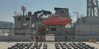 Marina asegura 3.2 toneladas de cocaína en Colima