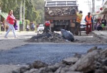 Bachean más de 611 metros cuadrados en Cuautlancingo