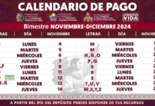 Anuncian calendario de becas y pagos de la Pensión del Bienestar