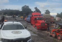 Capufe reporta nuevo deslave en la autopista Puebla-Orizaba
