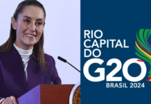 Sheinbaum se ausentará del 17 a 19 de noviembre por la Cumbre del G20