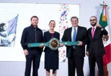 Sheinbaum y ‘Canelo’ anuncian la clase de box más grande del mundo