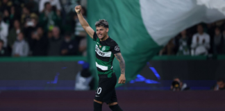 Maxi Araújo le dedica su gol en Champions al Puebla