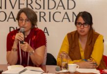 Amandine Fulchiron habla de violencia sexual en entornos de guerra en IBERO Puebla