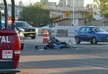 Embisten a motociclista en la Vía Corta a Santa Ana