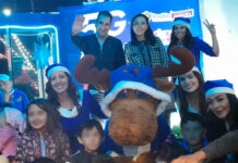Encienden el tradicional árbol navideño Telcel en Puebla