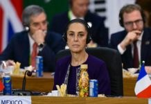 Sheinbaum propone destinar 1% de gasto militar a reforestación en G20