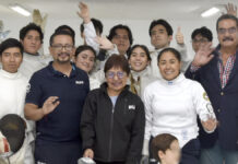 Lilia Cedillo inaugura Sala de Armas para esgrima