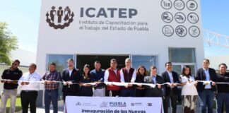 Sergio Salomón inaugura las nuevas instalaciones del ICATEP