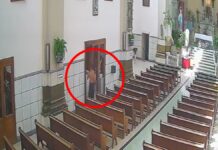 VIDEO: Captan robo de imagen en templo en barrio El Parral