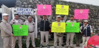 Van a paro de labores trabajadores de Salud en Puebla