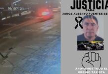 Piden justicia para Alberto Fuentes, taxista fallecido en accidente