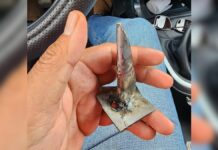 Denuncian “ponchallantas” cerca de la caseta a Texmelucan