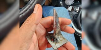 Denuncian “ponchallantas” cerca de la caseta a Texmelucan