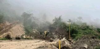 Continúa cierre temporal en el tramo Orizaba-Esperanza por deslave