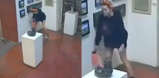 Denuncian a mujer por orinar en galería de arte en Oaxaca