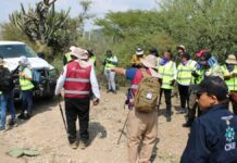 Realizan jornada de búsqueda de personas desaparecidas en Ajalpan