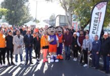 Participan 4 mil poblanos en Vía Recreativa Metropolitana