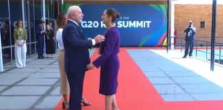 Lula recibe a Sheinbaum en la Cumbre del G20 en Brasil